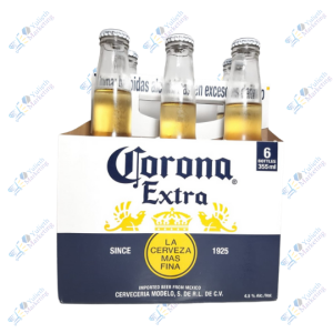 Corona Cerveza Extra Fina 355 ml Pack x 6u
