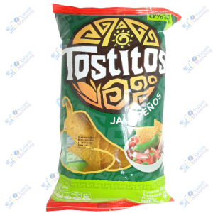 Inalecsa Tostitos Jalapeños Snack Bocaditos de Maíz Picantes 150 g