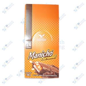 La Universal Manicho Chocolate Relleno Caramelo 1200g Display 24u 50g