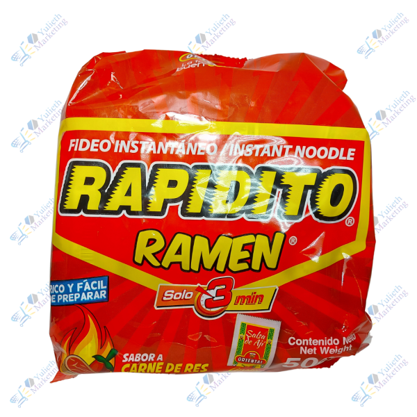 Oriental Rapidito Fideo Instantáneo Res Picante 100 g Kitx5u 500 g