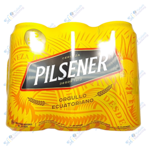 Pilsener Cerveza en Lata 473ml Packx6u