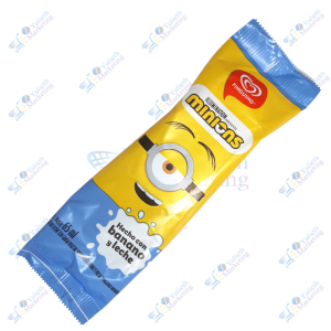 Pinguino Minions Helado de Paleta Banano y Leche 65ml