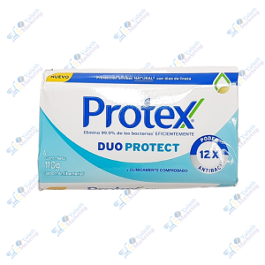 Protex Duo Protect Jabón Antibacterial x u 110 g