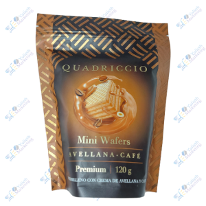 Semprebene Quadriccio Mini Wafers Galletas de Chocolate Avellana Café 120 g