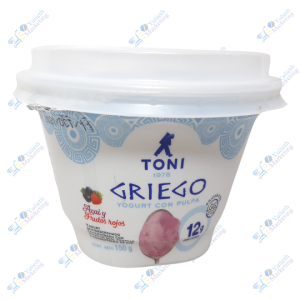 Toni Yogurt Saborizado Griego de Acai y Frutos Rojos 150 g