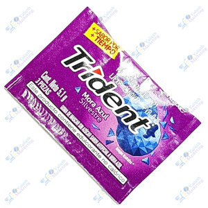 Trident Chicle Sin Azúcar Mora Azul Packx3u 5.1 g
