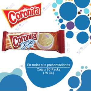 Nabisco Coronita Konitos Galletas de Fresa EC 80PKX75g