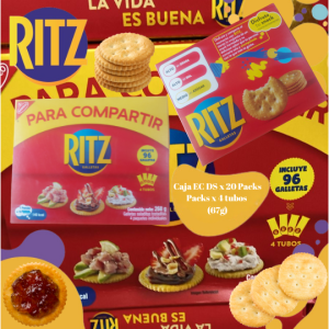 Nabisco Ritz Galletas de Sal Caja EC DS 20X4X67g